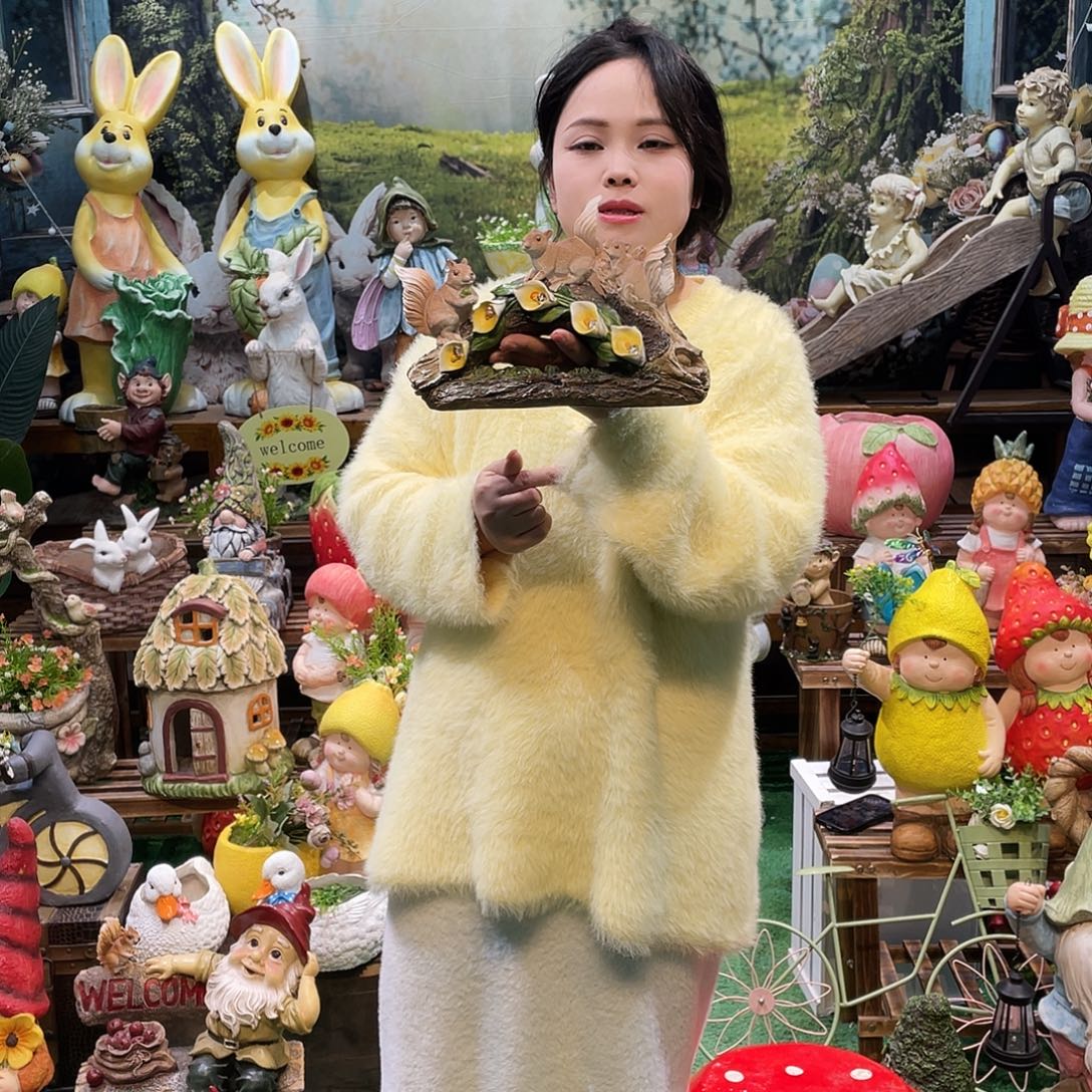 摆件花园摆件红红火火