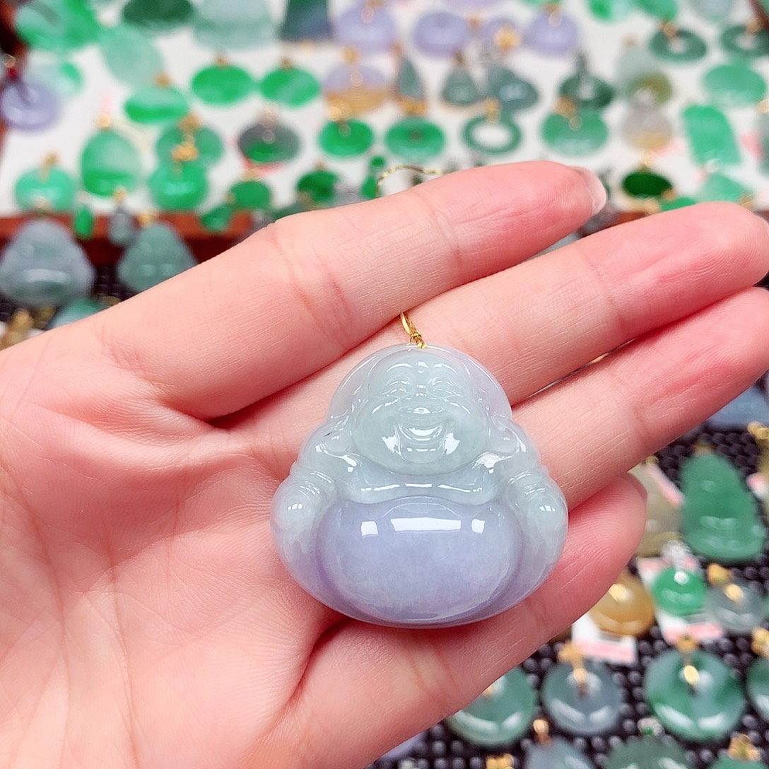 翡翠未镶嵌颈饰天然翡翠A货