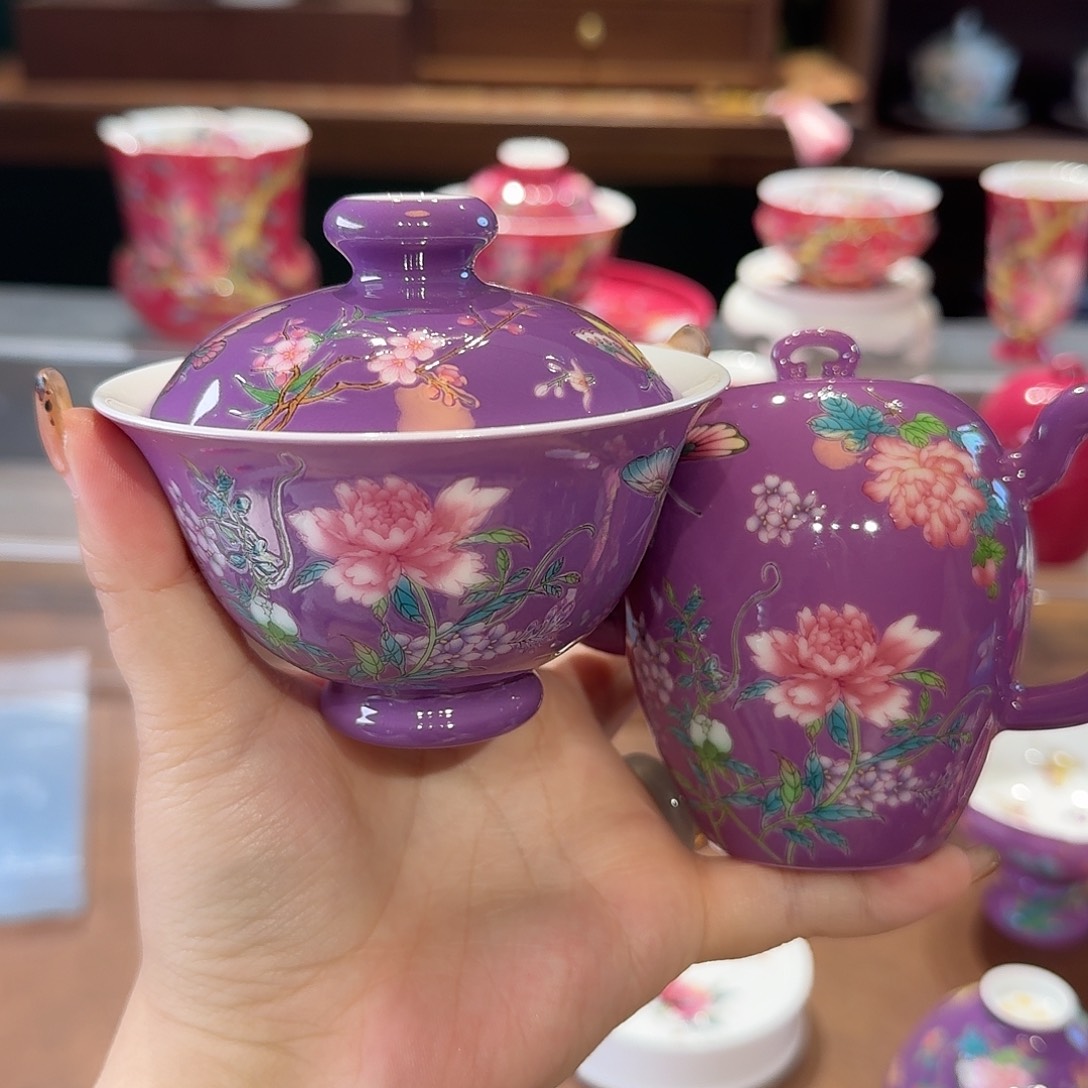 珐琅彩主人杯茶具茶具