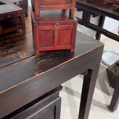 秋***雨有机玻璃老家具仿古老盒子