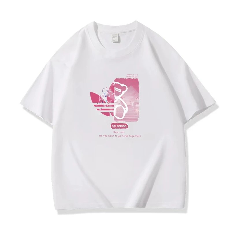 【一折粉丝福利】潮牌男女同款圆领百搭T恤