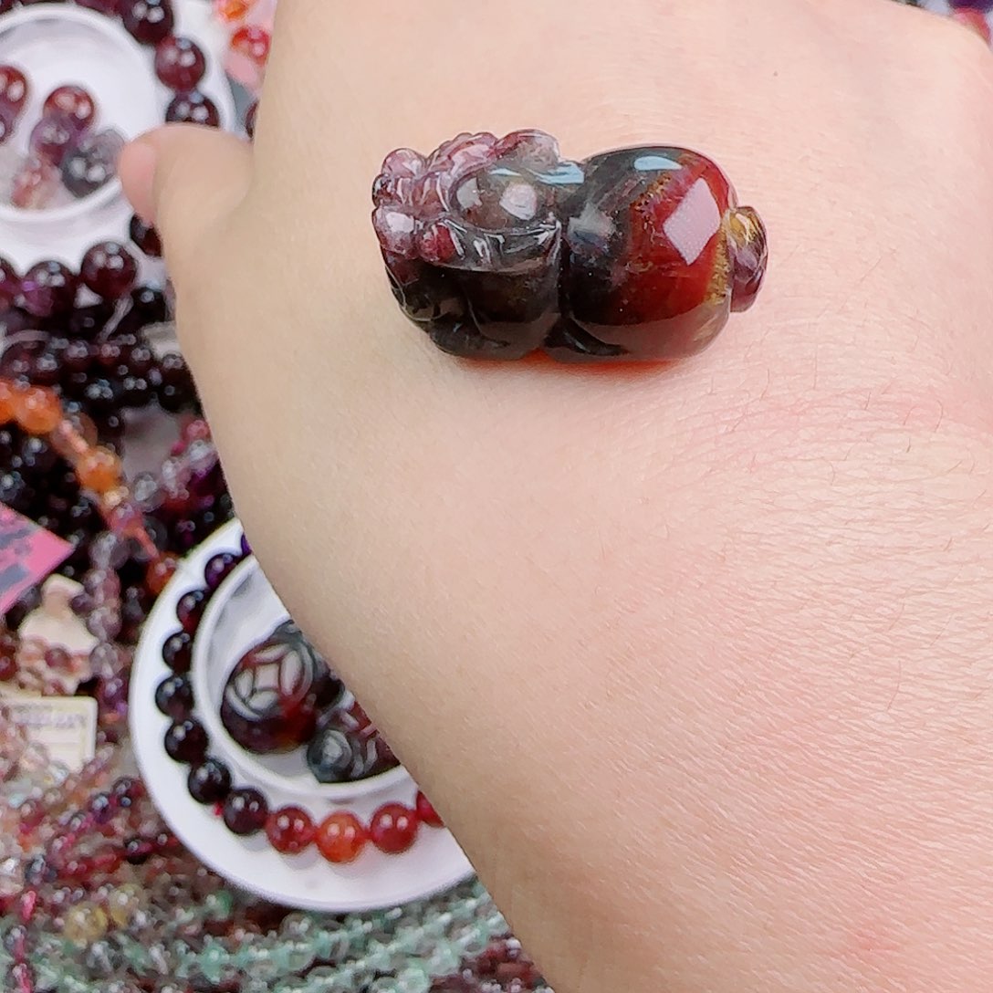 紫晶吊坠(不含链)未镶嵌极光