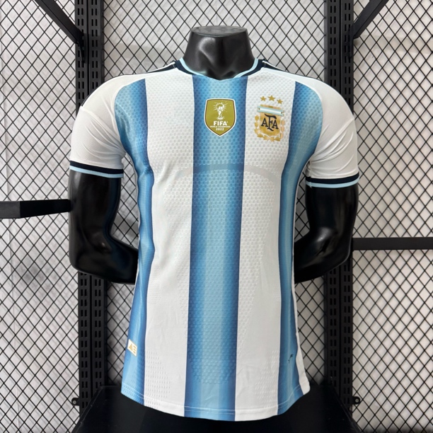 球员版2026世界杯阿根廷德国葡萄牙C罗梅西同款透气速干足球球衣