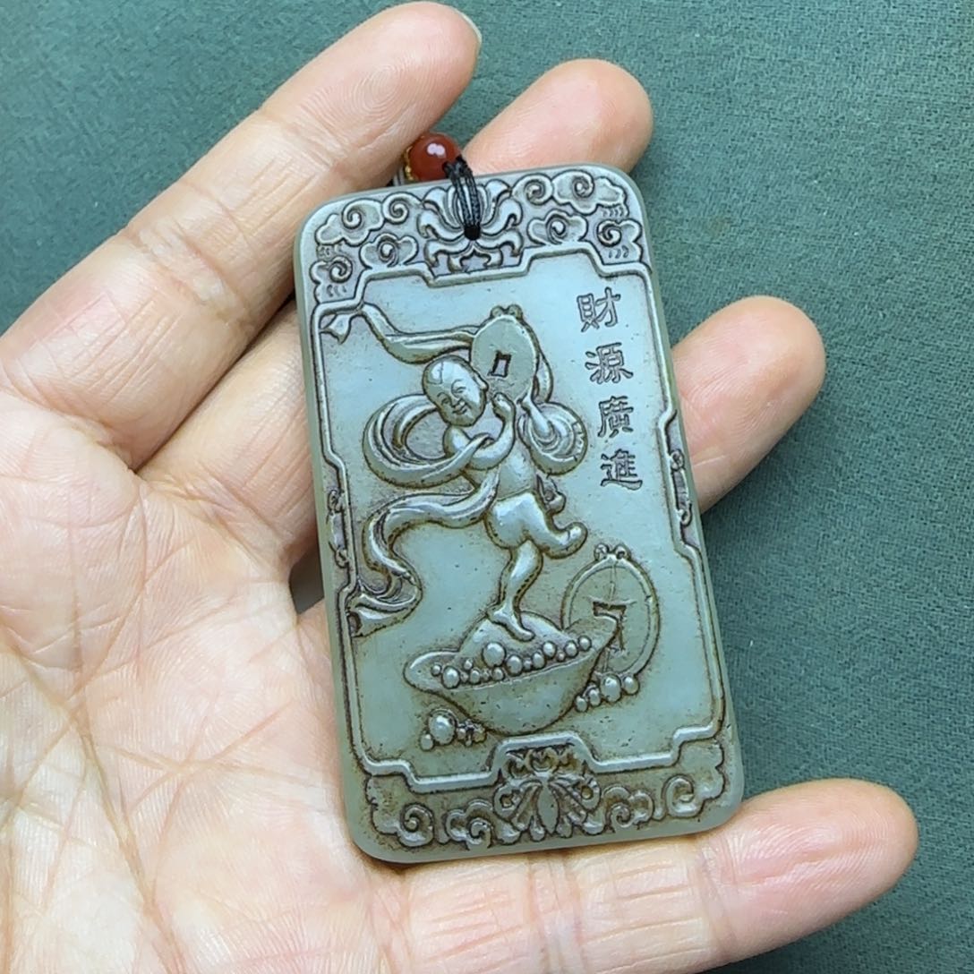 和田玉把件未镶嵌小*树