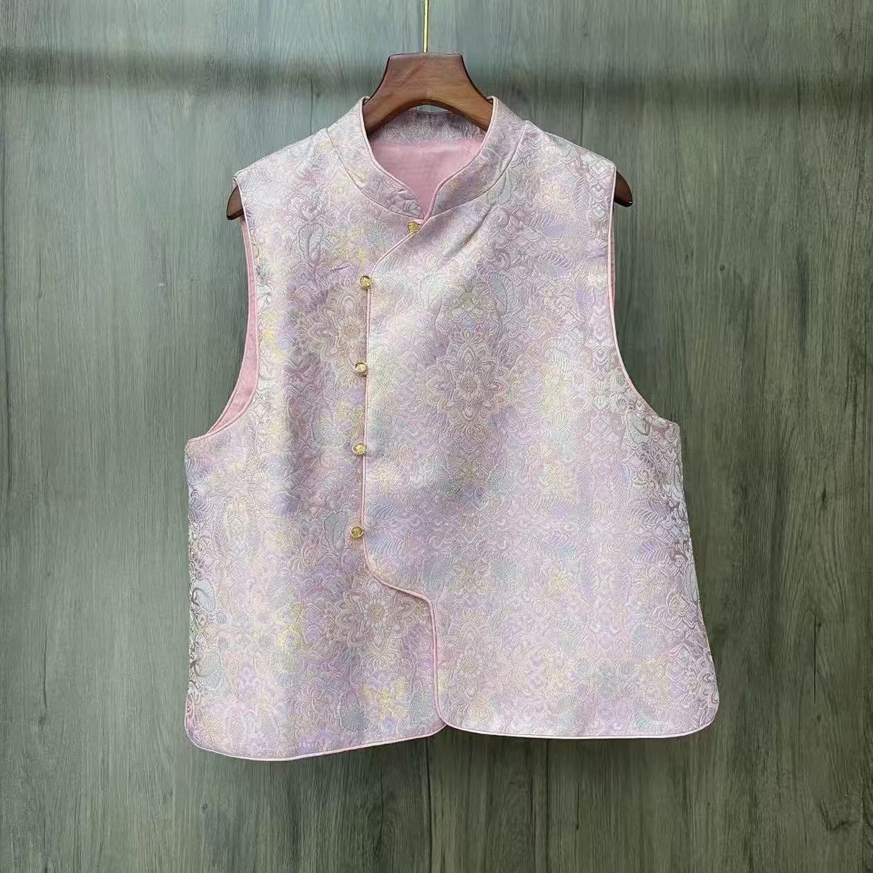 cz子母依新中式门襟马甲25107NPF354