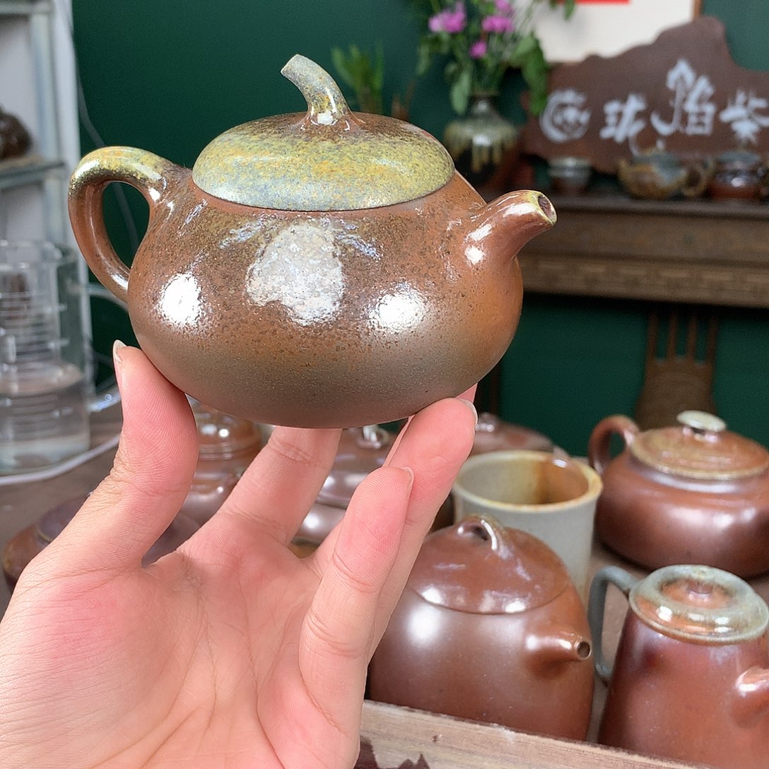 紫砂柴烧纯自然柴烧