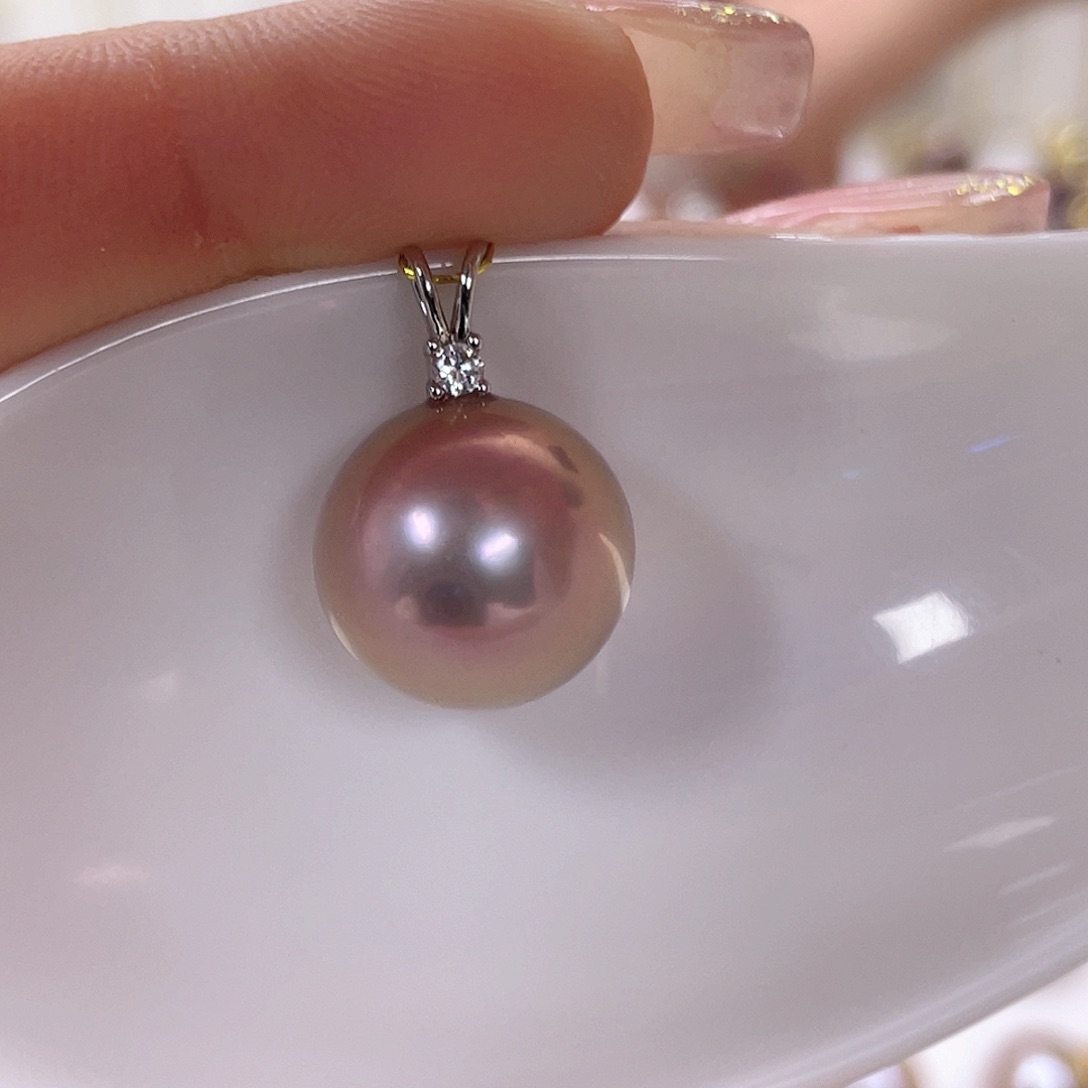 淡水珍珠未镶嵌吊坠(赠链)