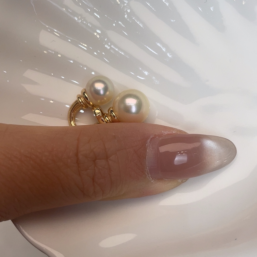 海水珍珠银S925镶嵌吊坠(不含链)