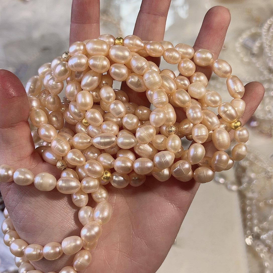 淡水珍珠耳饰未镶嵌