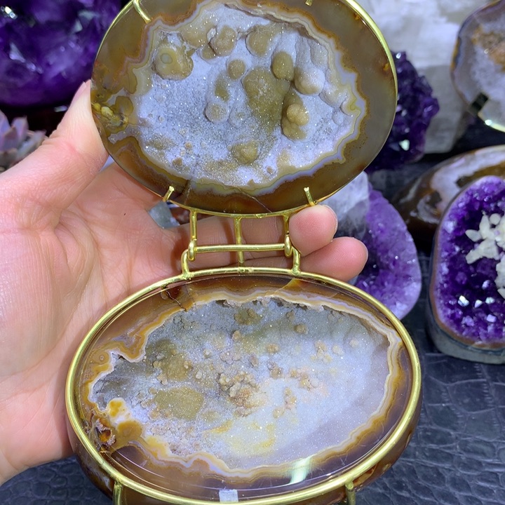 水晶福利彩软盆未镶嵌