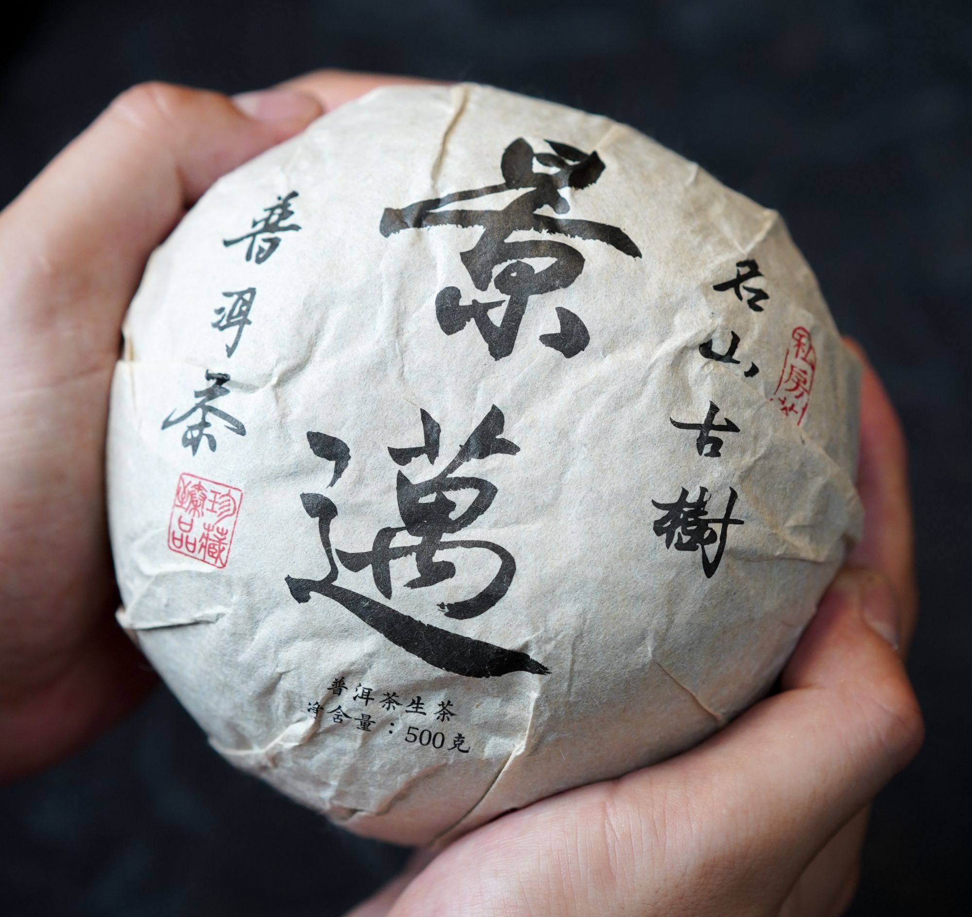 2023年【景迈龙团】普洱茶生茶山野气韵喉韵佳甄选景迈古树茶 500g