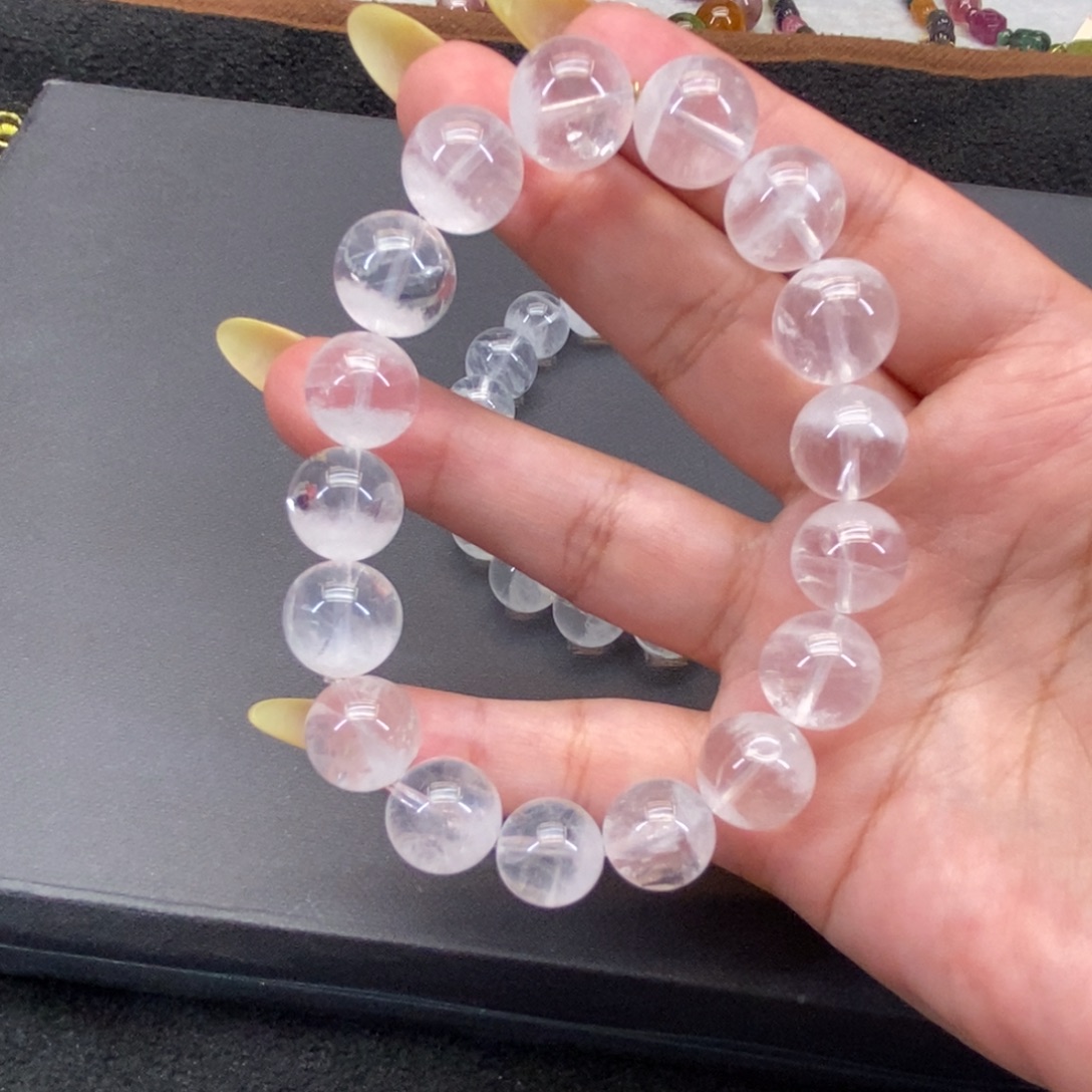 悲***子水晶手串未镶嵌手串