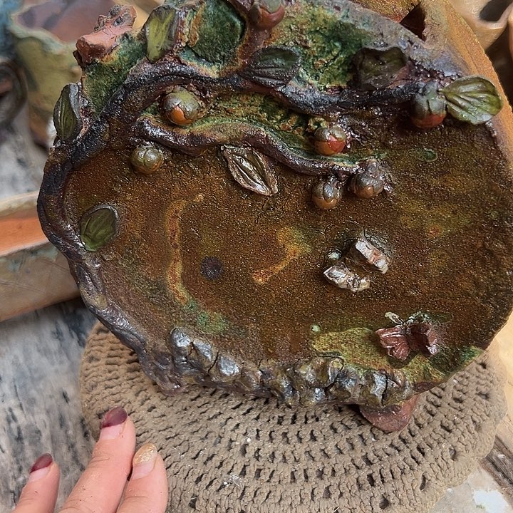 满58包邮粗陶高温花盆