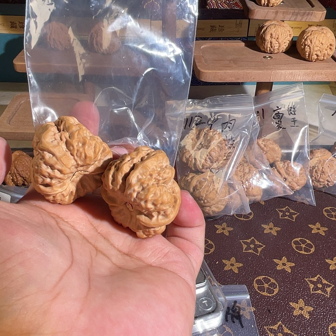 崇***6把件文玩核桃1180