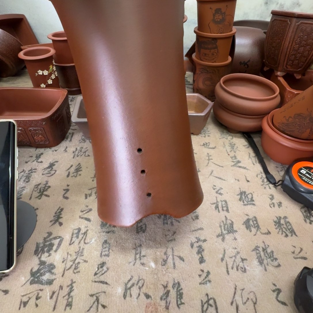 紫砂花盆宜兴紫砂正品17x24