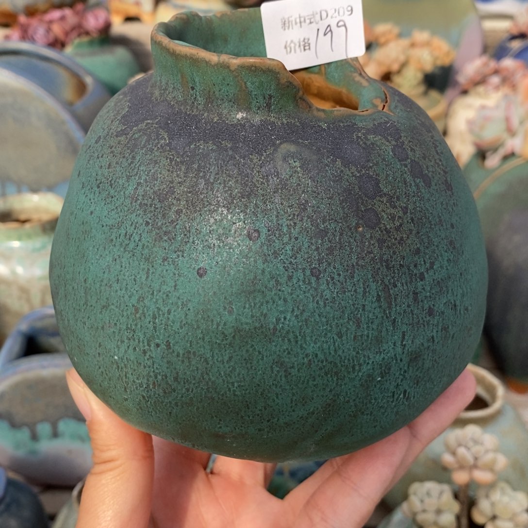 粗砂花盆1987盆新中式209