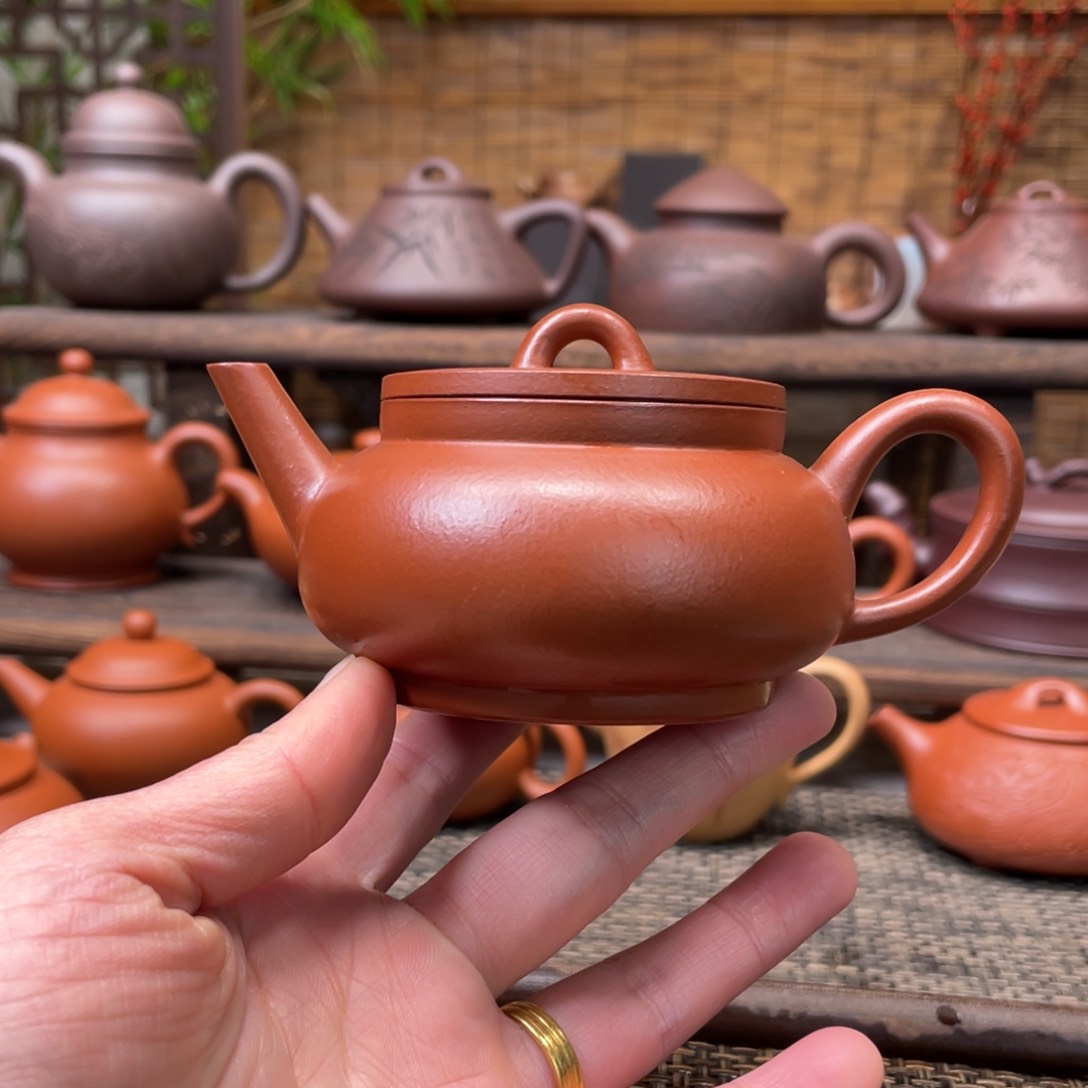 紫砂茶壶宜兴原矿紫砂手工制全130