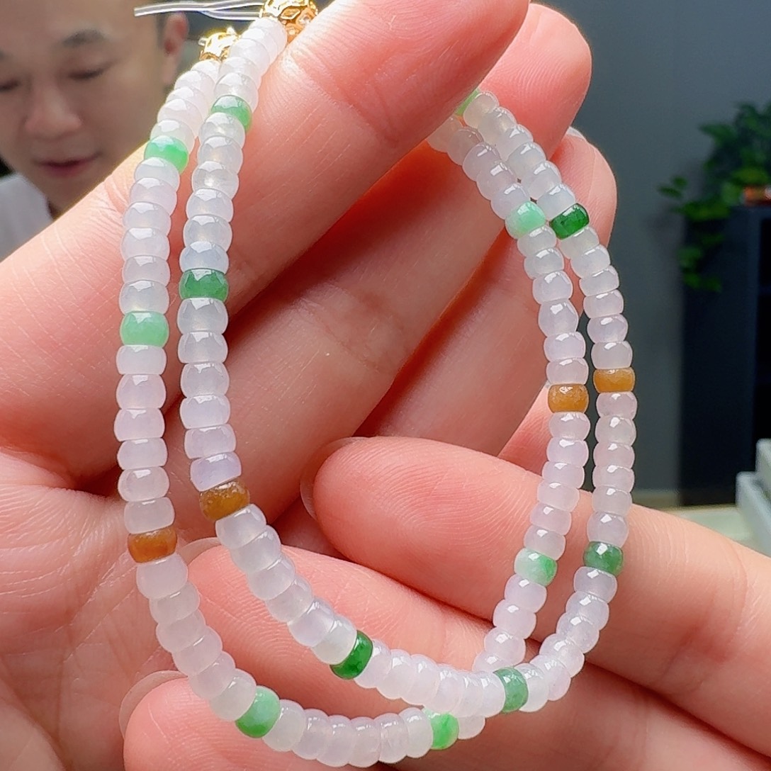 翡翠未镶嵌手链多样性发货其一