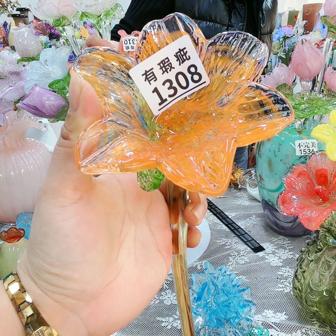 安妮家居花瓶摆件不退不换瑕疵