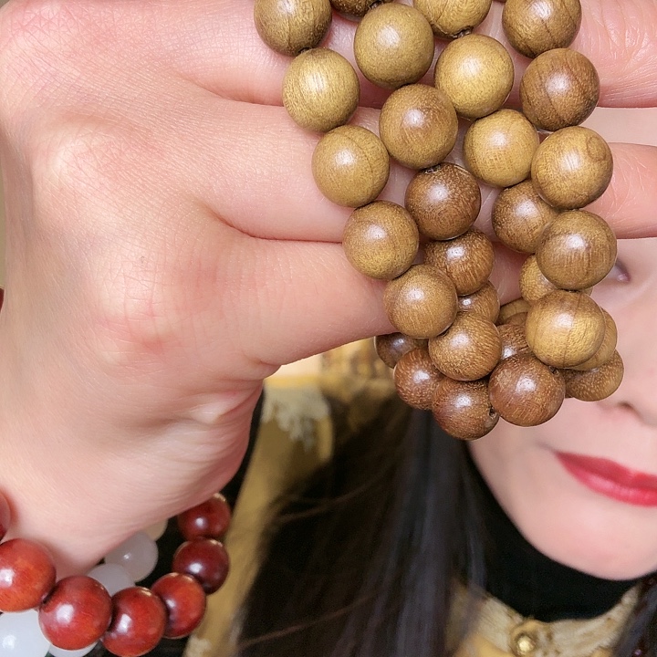 有***！金丝楠木1.0多圈108颗