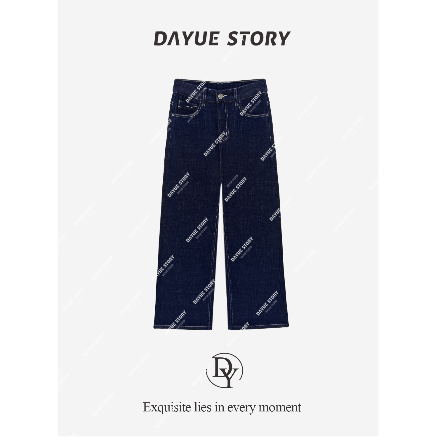 DAYUE【贝拉】穿它有点热~加绒但显瘦！设计师髙货显腿长百搭牛仔裤