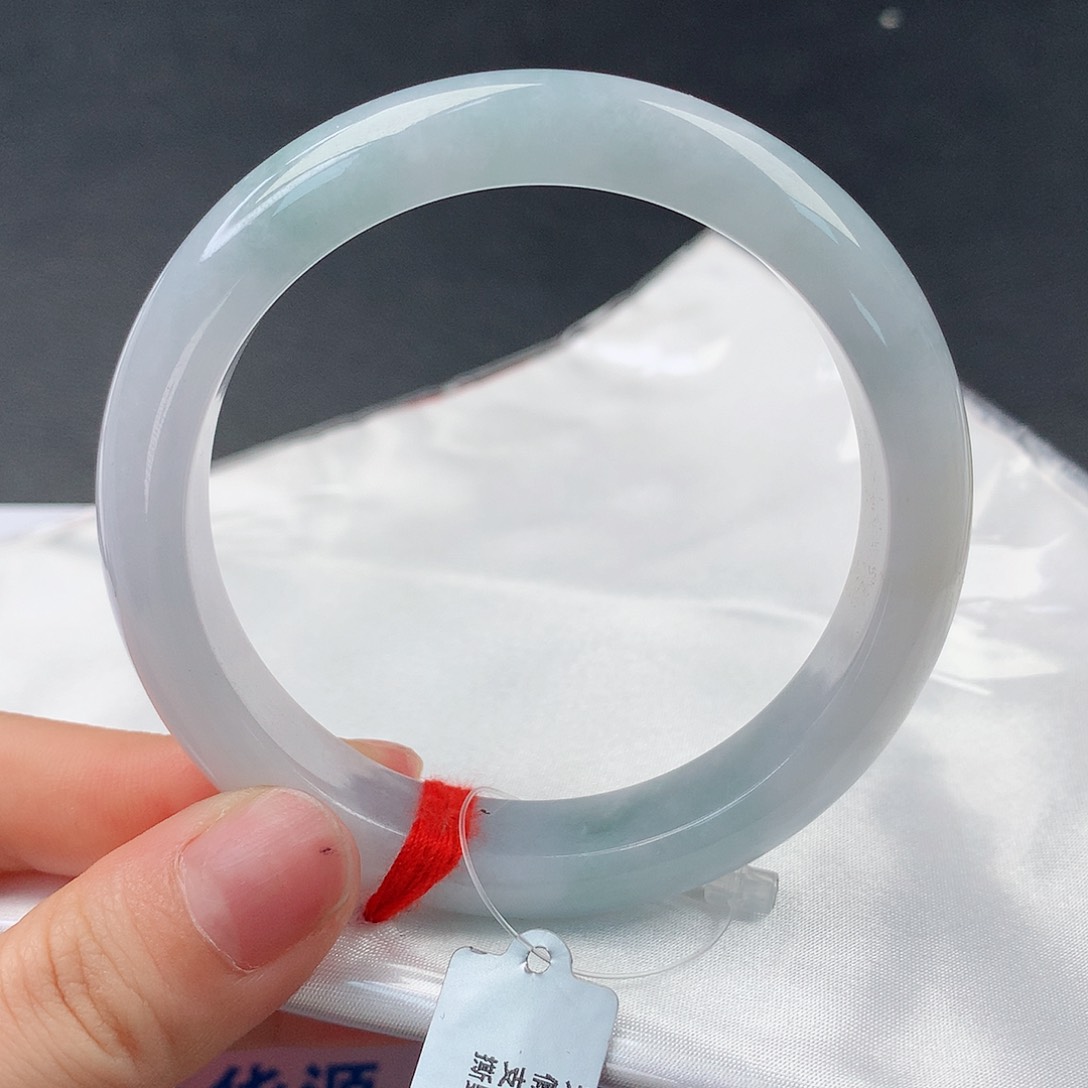 翡翠手镯未镶嵌92正57.7