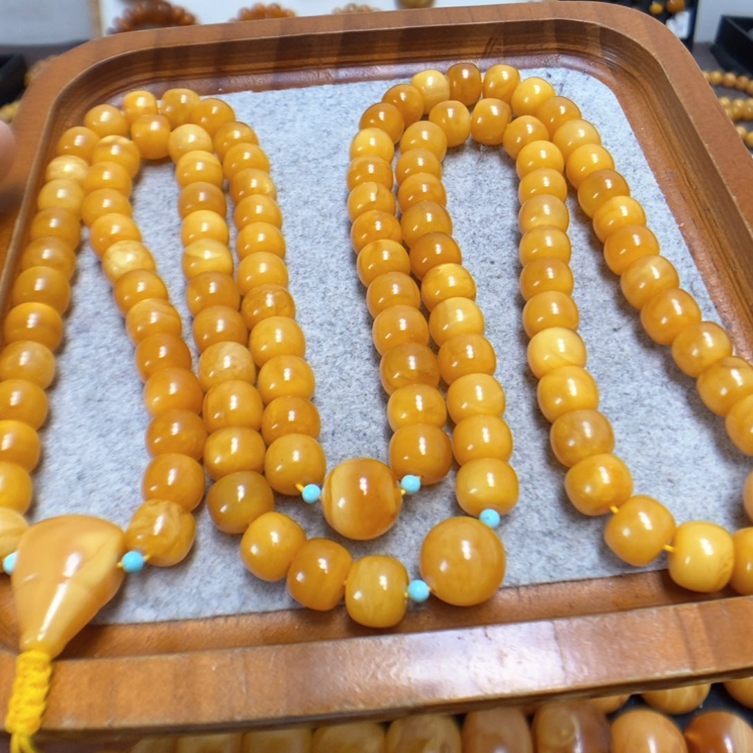 蜜蜡手串未镶嵌蜜蜡