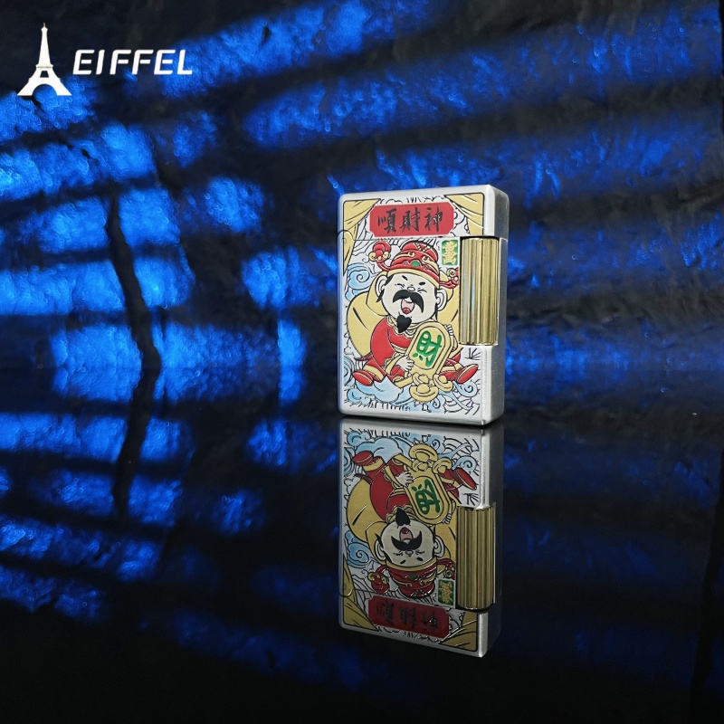 E08银拉丝顺财神（不赠送煤油）