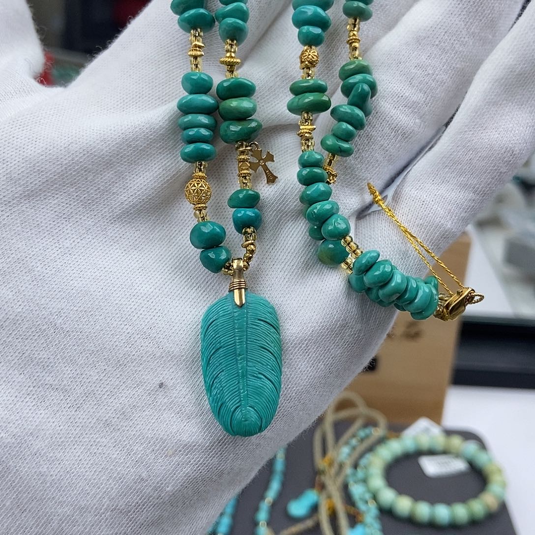 幸***s绿松石未镶嵌珠宝奇石