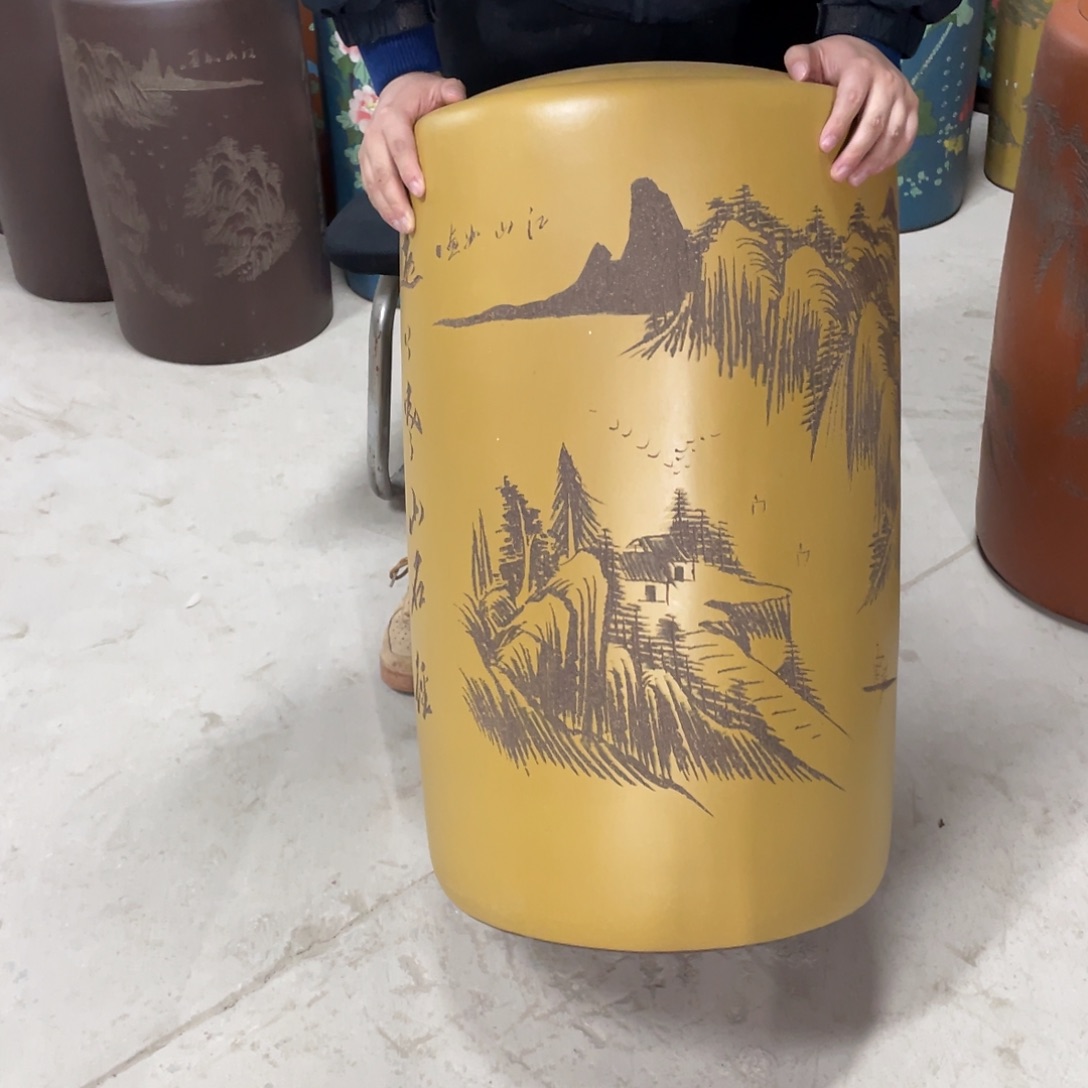 宜兴原矿紫砂茶叶罐