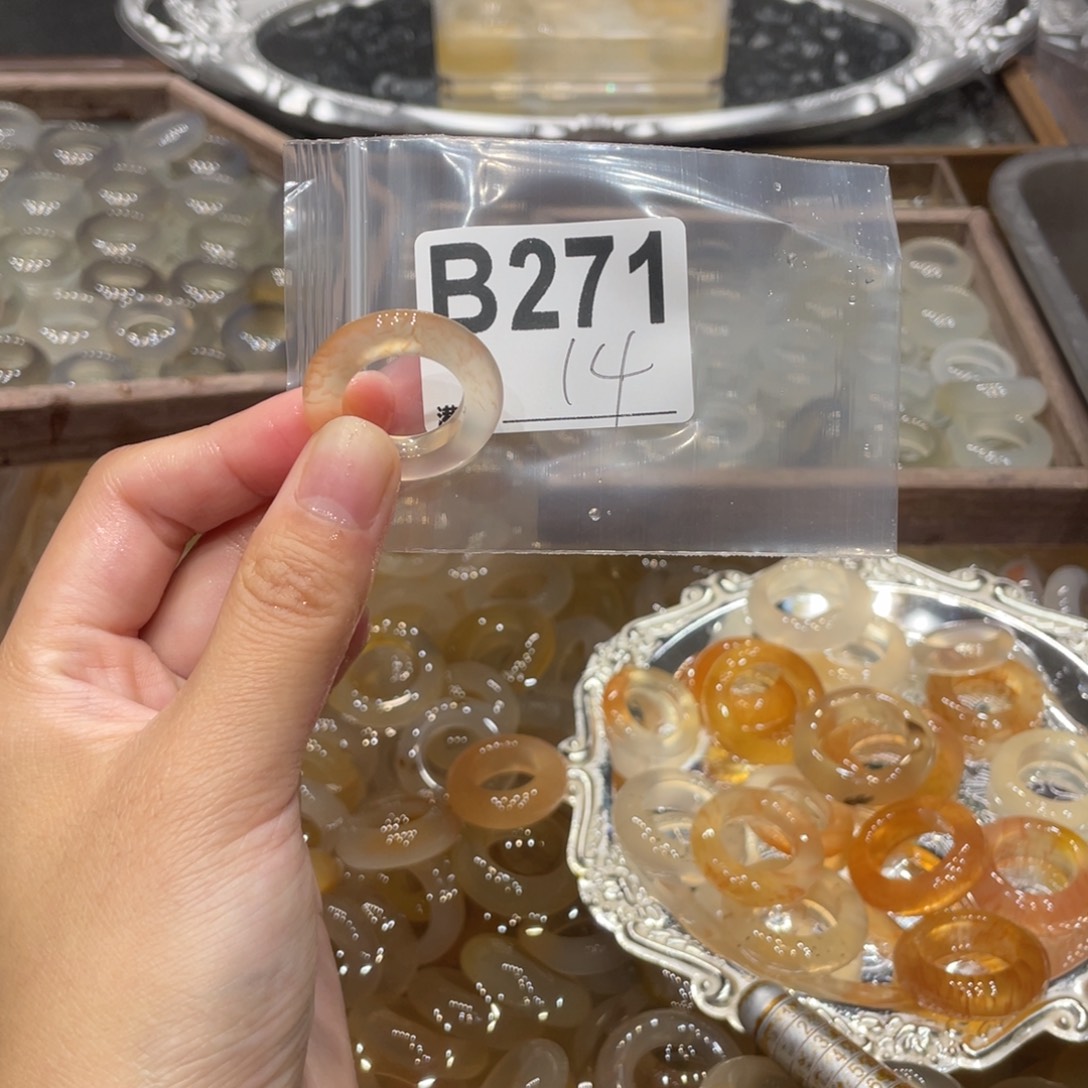 玛瑙/玉髓未镶嵌戒指271