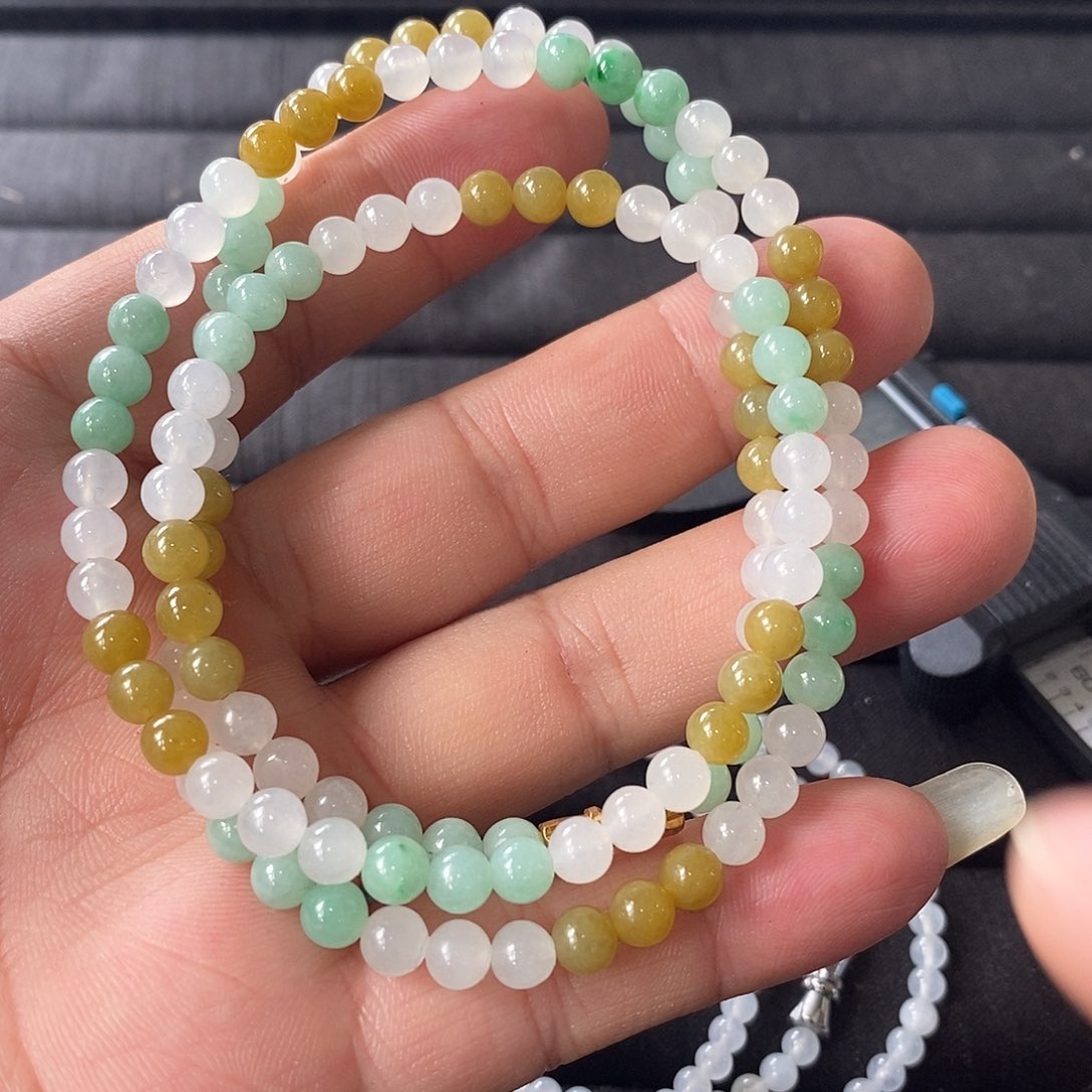 定制翡翠未镶嵌翡翠定制项链5