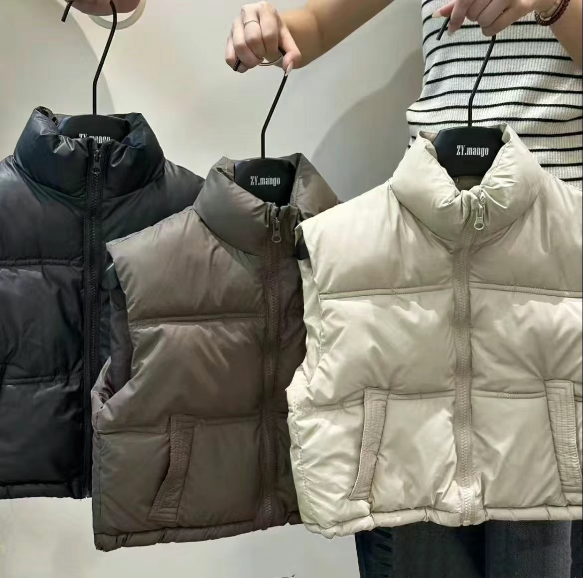 【免洗棉马甲】马甲加厚韩版时尚百搭冬季立领洋气男童女童