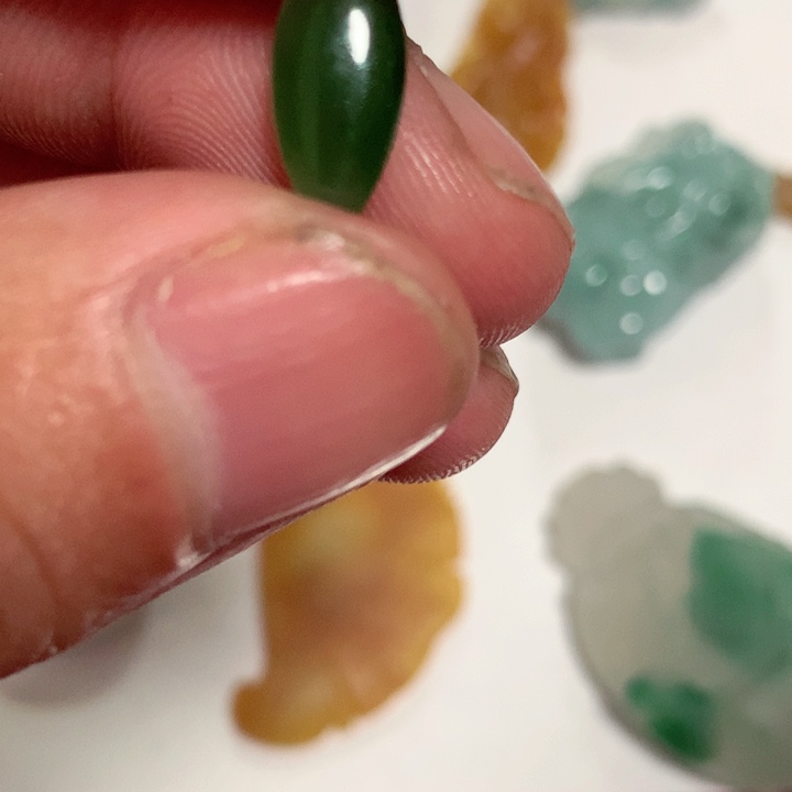 山***平翡翠未镶嵌颈饰天然翡翠a货