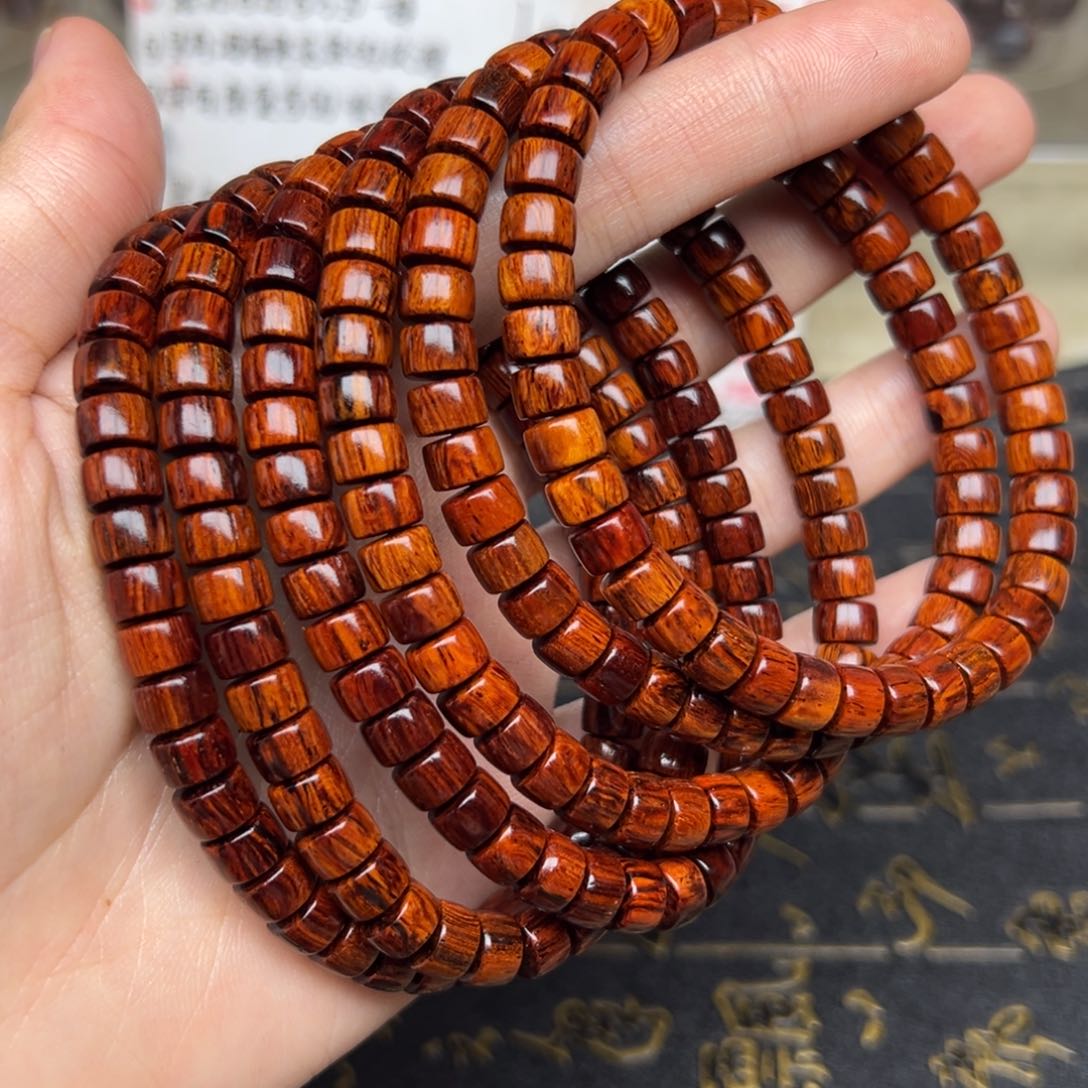 木红降药片珠满油单圈（999）