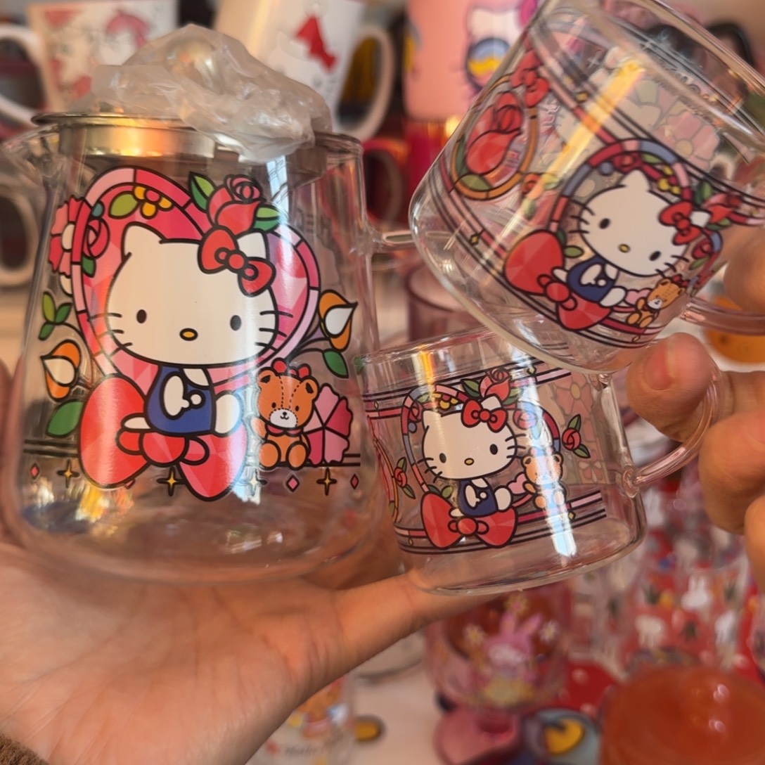 水晶玻璃吸管款一壶两杯