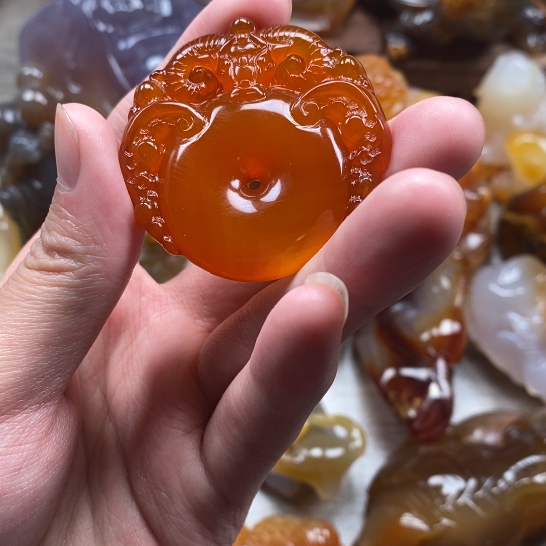 玛瑙/玉髓未镶嵌颈饰