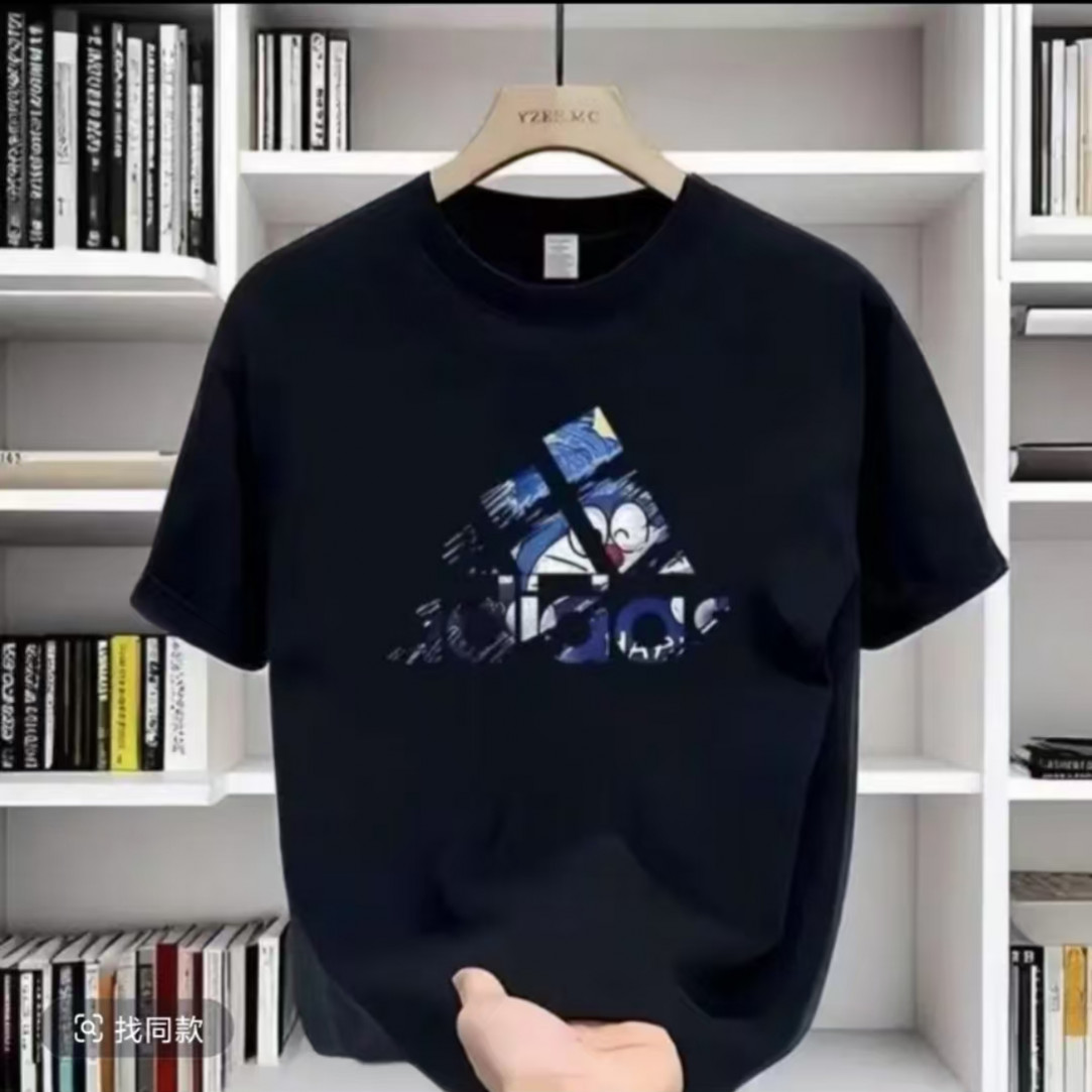 318【一折粉丝福利】潮牌男女同款圆领百搭T恤