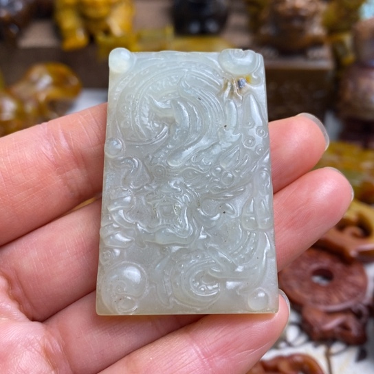 蛇纹石玉未镶嵌颈饰51