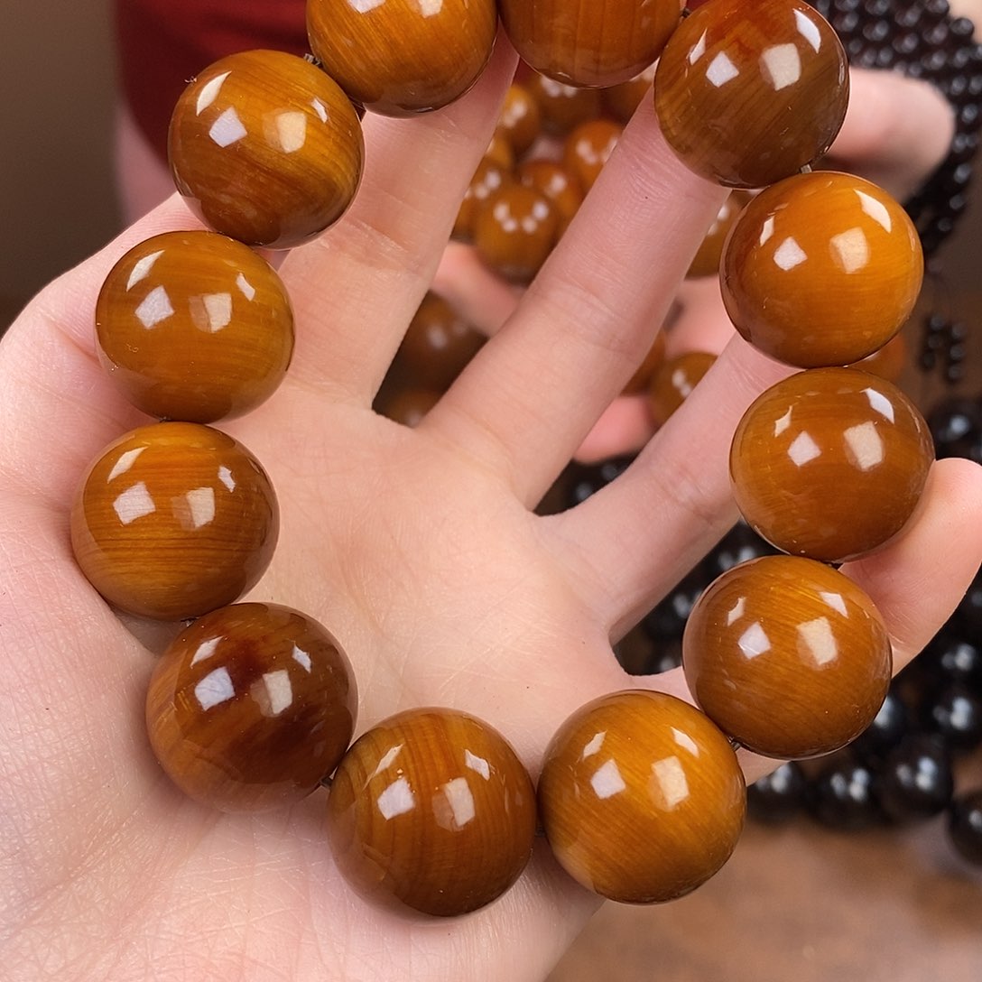 柏木（崖柏）玉化2.0圆珠单圈