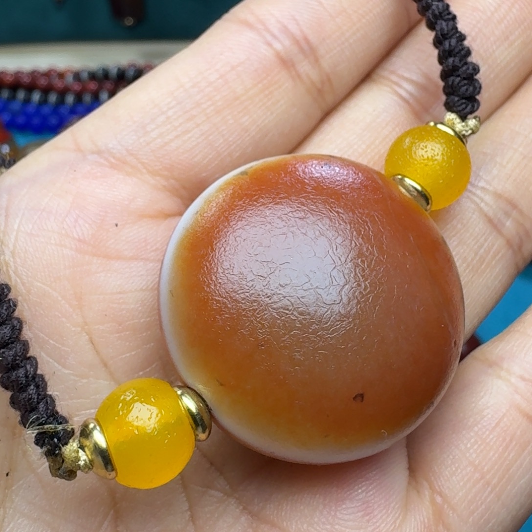 玛瑙/玉髓未镶嵌项链