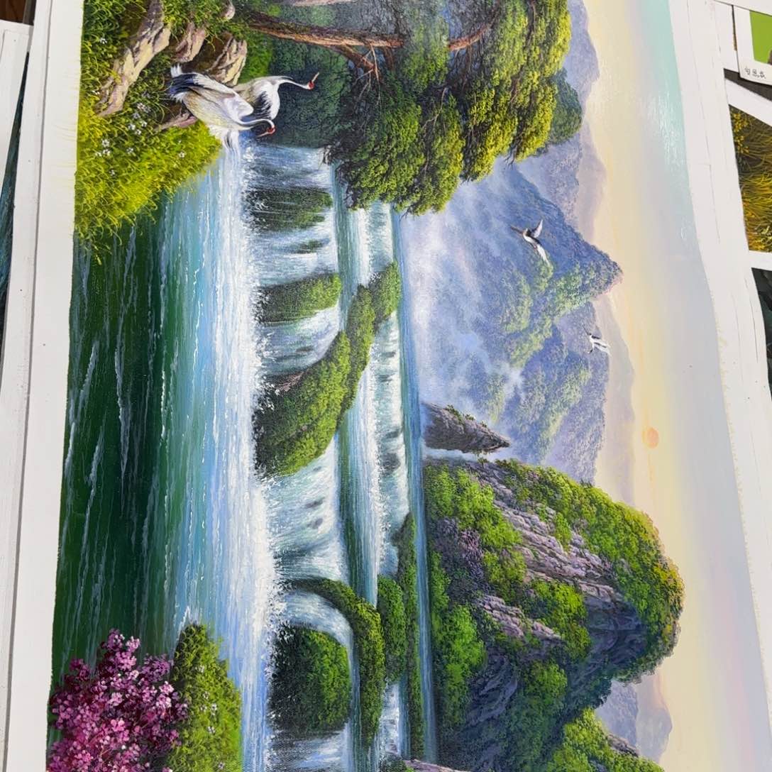 油画优惠活动的时候我就