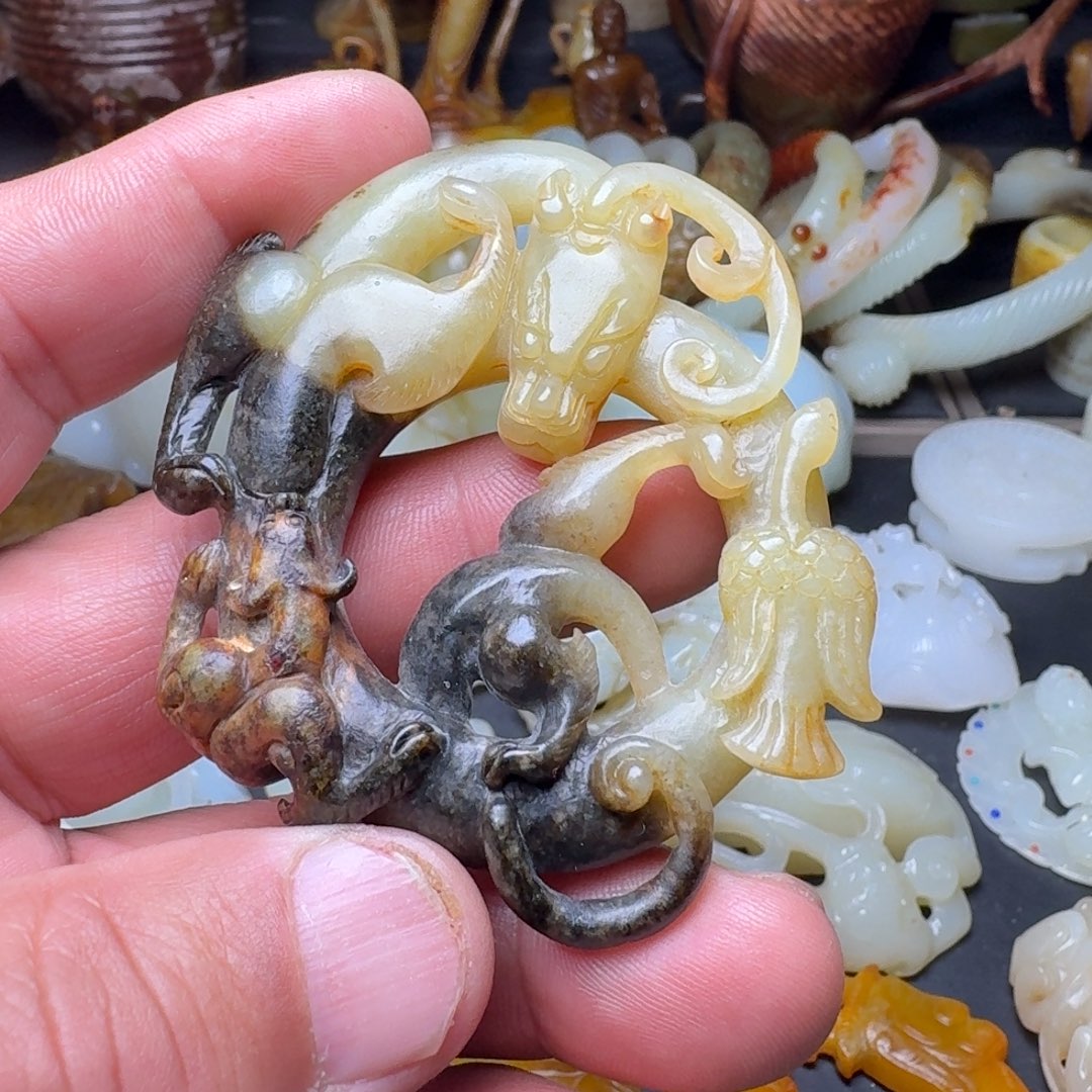 和田玉挂件未镶嵌