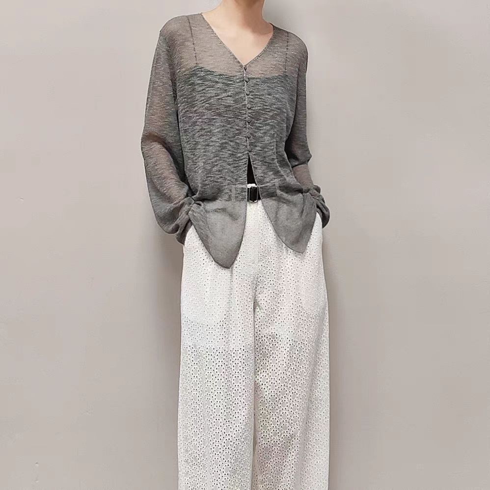 拾光家针织长袖上衣4366