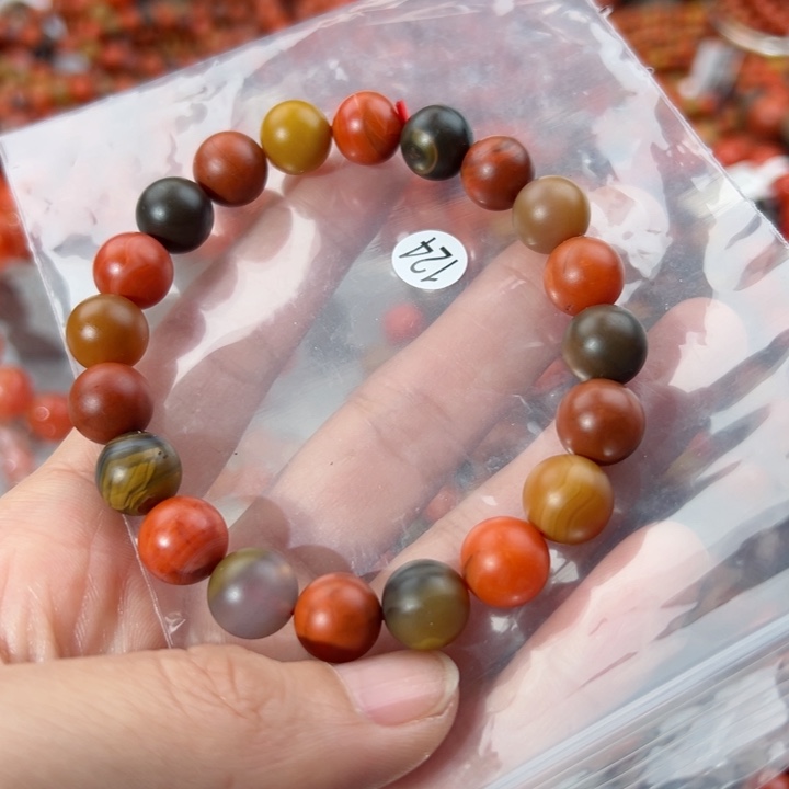 南红玛瑙手串未镶嵌