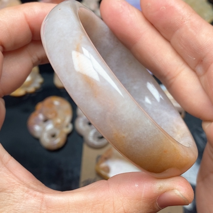 硅化珊瑚（珊瑚玉）手镯未镶嵌61.8