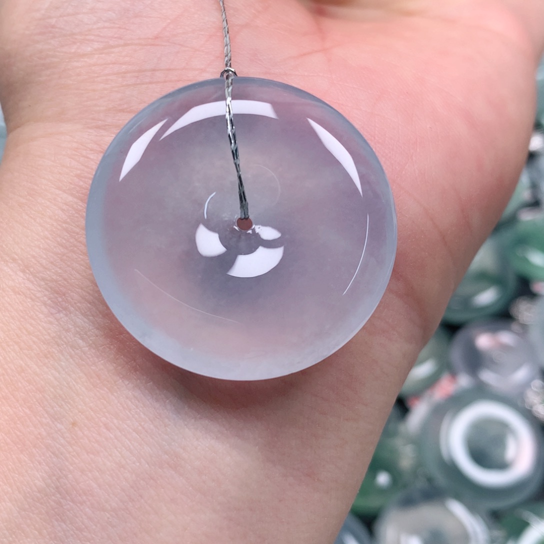 颈饰未镶嵌翡翠天然翡翠