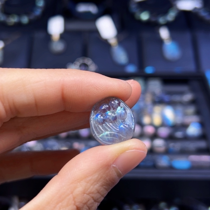 拉长石裸石未镶嵌小****1发裸石