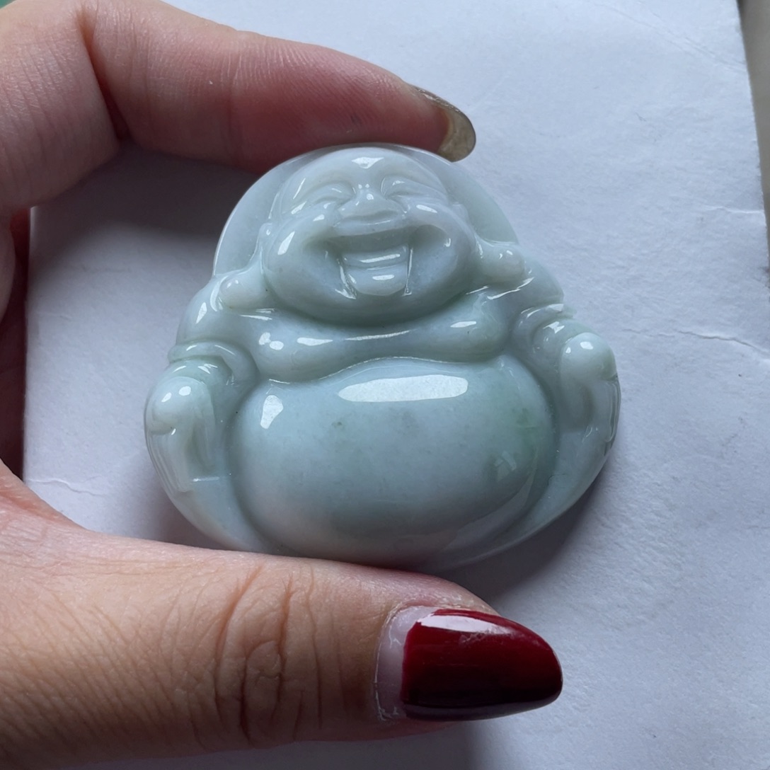 翡翠颈饰未镶嵌微瑕「介意勿拍」