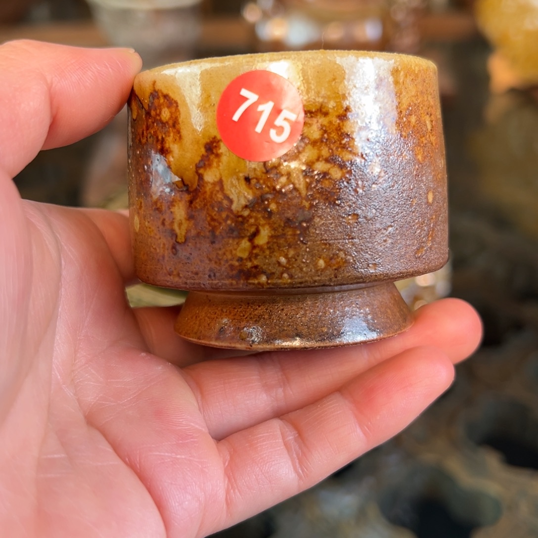 杯715柴烧主人杯自然落灰釉